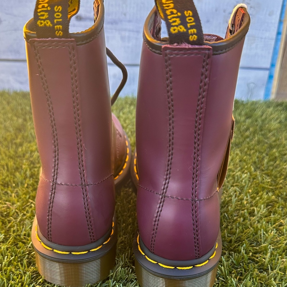 Dr. Martens Purple Combat Boots - Picture 2 of 7